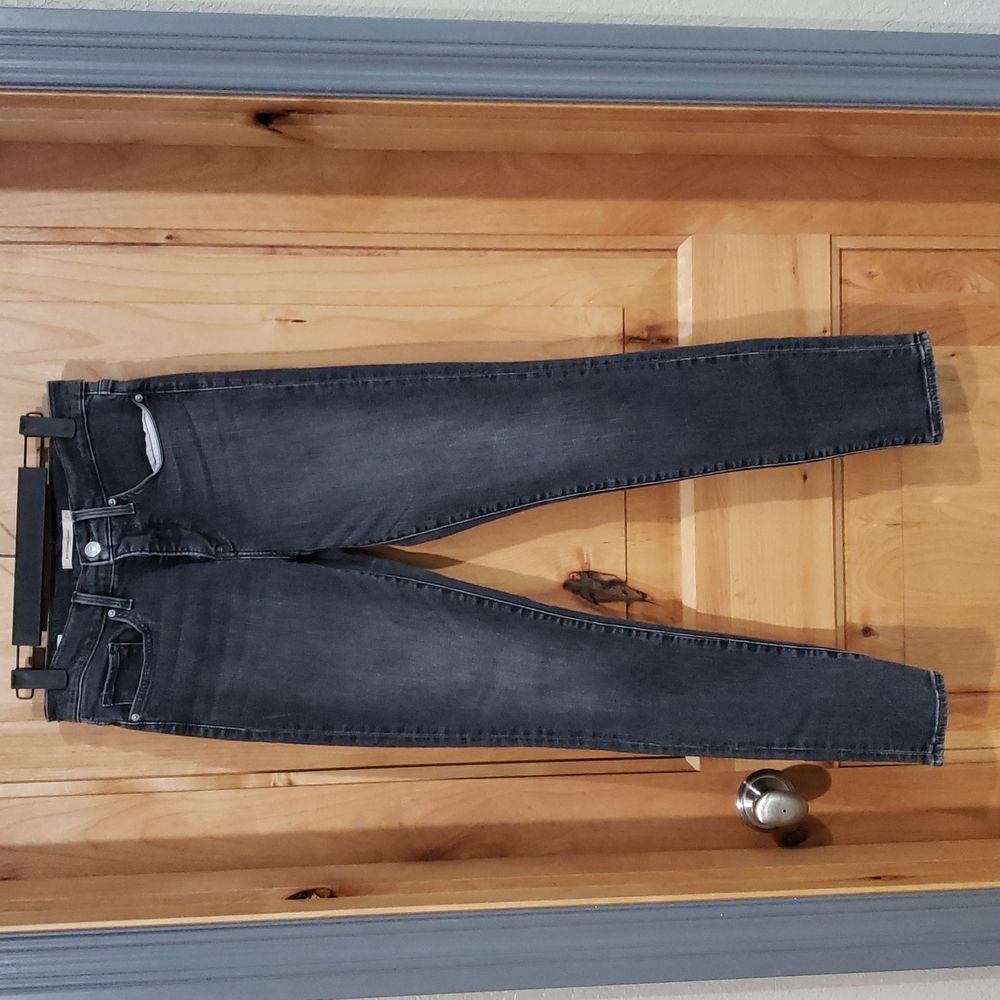 LEVI'S W27 L30 faded black shaping skinny jeans